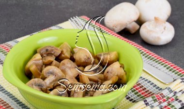 مشروم سوتيه بالزيت لمقبلات شهية