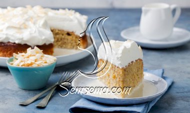 أسهل وصفة لكيك الحليب مع الكريمة