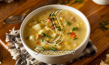 شوربة البطاطس بالذرة مغذية وشهية