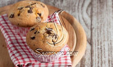 مافن الموز ورقائق الشوكولاتة... حلى صحي وشهي