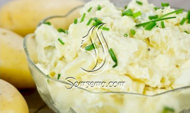 سلطة البطاطس الكريمية