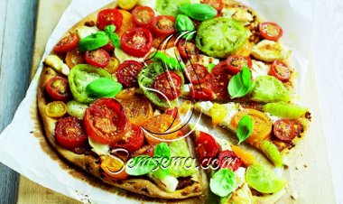تارت الطماطم بجبن الماعز للرجيم