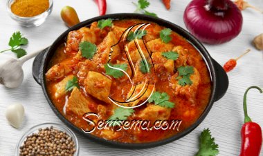 الدجاج بالكاري لرجيم صحي