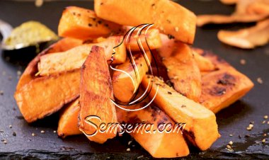 البطاطا الحلوة المشوية مع الأوريغانو للرجيم