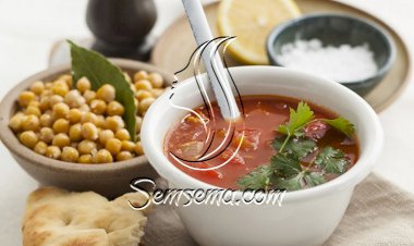 الشوربة المغربيّة مع الحمّص