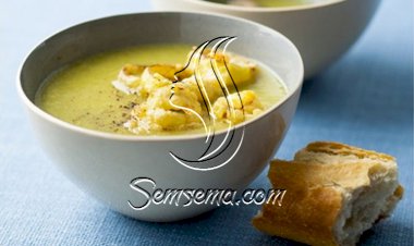 شوربة الكرّاث والبطاطس والبازلاء للرجيم