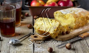 كيك الأناناس بالجوز الخفيفة