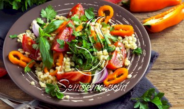 سلطة الكسكس على الطريقة المغربية لرجيم صحي