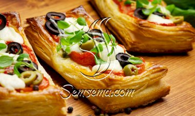 بيتزا بعجينة البف باستيري