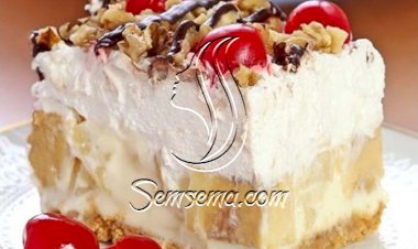 حلا الموز بالكرز والشوكولاتة