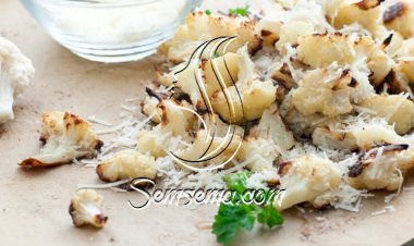 قرنبيط مشوي بجبنة البارميزان