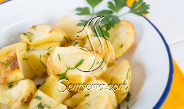 بطاطس مشوية بالليمون والشبت