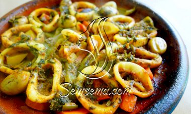 الحبّار المشوي على الطريقة المغربيّة لرجيم مثالي