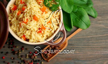 الأرز بالجزر