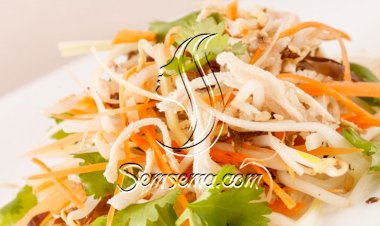سلطة الدجاج على الطريقة الصينية