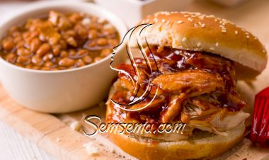 ساندويش الدجاج بصلصة الباربيكيو لرجيم مثالي