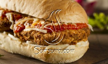 ساندويش الدجاج مع جبن البارميزان للرجيم