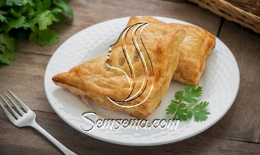 عجينة البف باستيري بحشوة جبن الفيتا