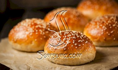 خبز البرغر المنزلي