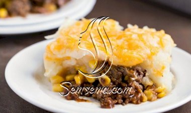 لحم بالباربكيو صوص والبطاطس بالجبن