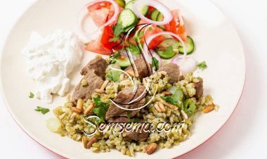 فريكة باللحم