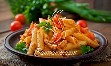 مكرونة بولينيز بالدجاج