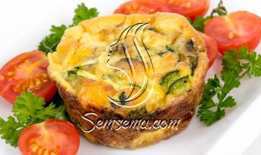 مافن بياض البيض بالخضار لرجيم مثالي