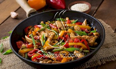 الدجاج بالخضار لرجيم مثالي