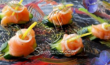 السلمون بالكريمة