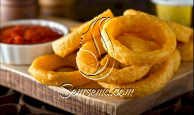 حلقات البصل المخبوزة