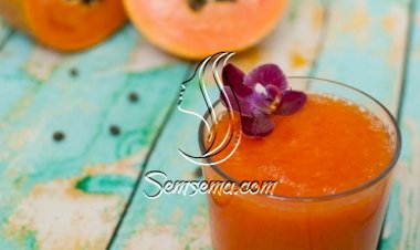 سموذي البابايا بالتمر بخمس دقائق