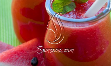 عصير البطيخ بالأوليفيرا