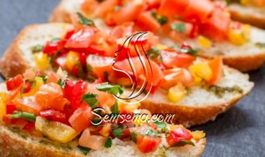 البروشكيتا بالطماطم والخل البلسمي