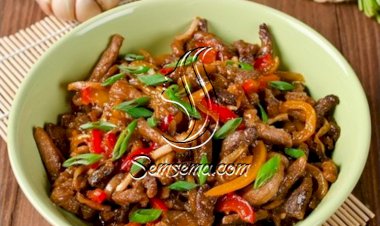 ستيك بالفلفل على الطريقة الصينية