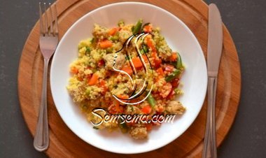 دجاج مع الكسكس