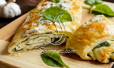 فطيرة الدجاج بالسبانخ