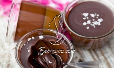 حلى كاسات الشوكولاتة بالكراميل
