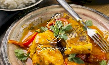 السمك الحار بصلصة جوز الهند على الطريقة التايلندية