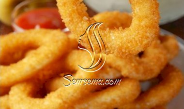 حلقات البصل المخبوزة للرجيم