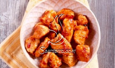 مكعبات الدجاج بالباريكيو لمقبلات شهية