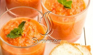 شوربة الشوفان بالطماطم