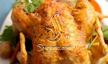 دجاج بالبهارات محمر بالفرن