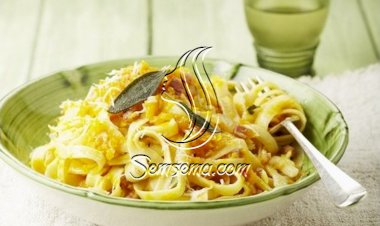 المعكرونة مع اليقطين