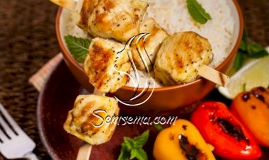 كباب الدجاج بالليمون