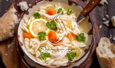 شوربة الدجاج بالأورزو