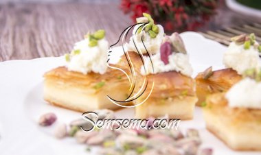 البسبوسة بالقشطة