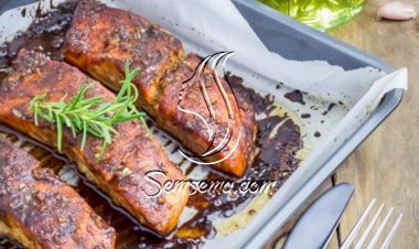 سلمون بالثوم والعسل لرجيم صحي