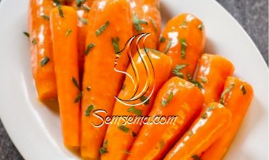 الجزر بصلصة البرتقال