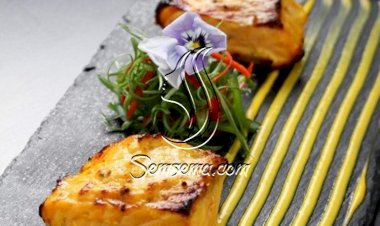 سلمون بالبهارات الهندية