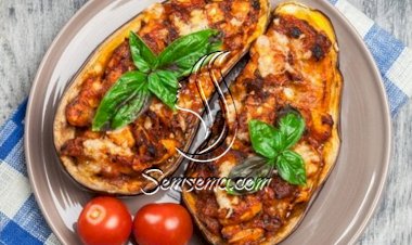 طريقة سلطة الباذنجان بالطماطم